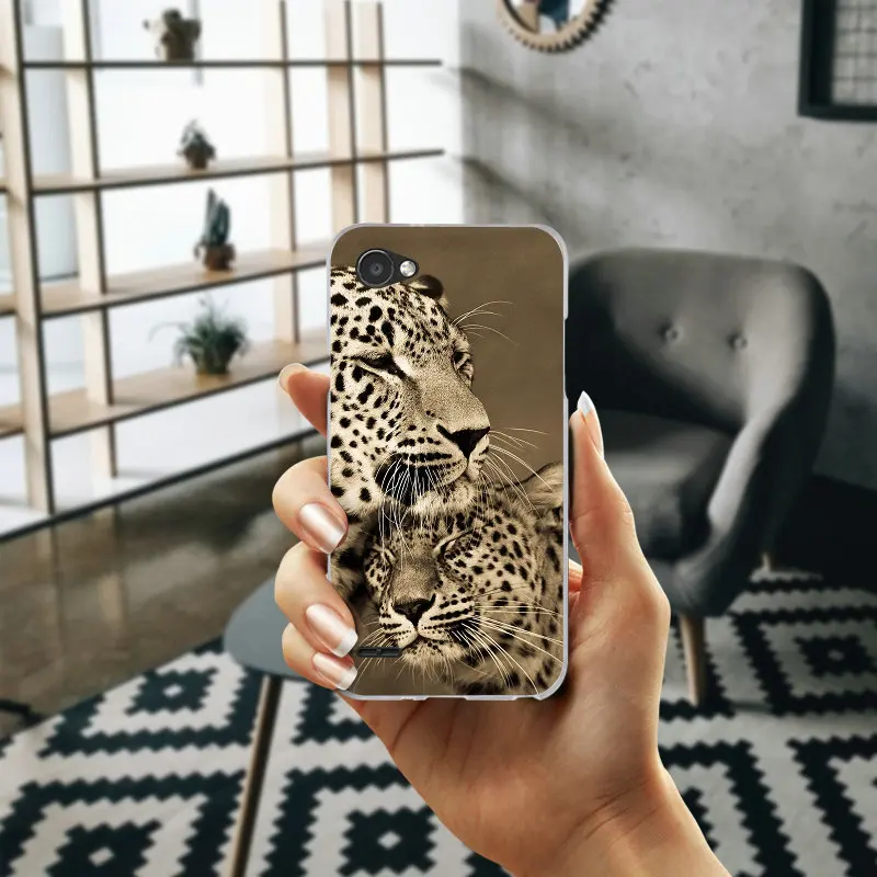 Мягкий ТПУ силиконовый чехол с изображением животных для LG G2 G3 Mini G4 G5 G6 K4 K7 K8 K10 2017