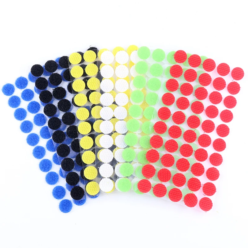Волшебная лента Velcros Dots Sticks Boob Tape нейлоновая петля-крючок двухсторонняя самозастежка прочная клейкая лента клей для дома 100 пар