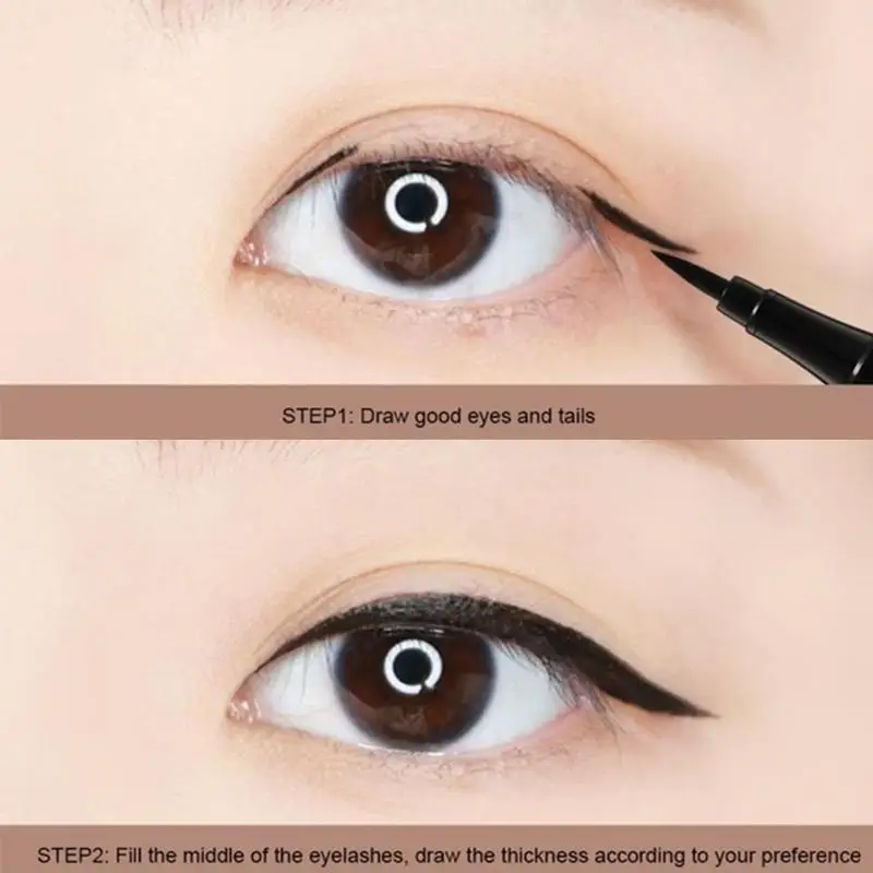 

Starry Crystal Shinny Eyeliner Pen Waterproof Not Blooming Quick-dry Smooth Lasting Long Pencil Liquid Eyeliner Eyeliner Bl I6F6