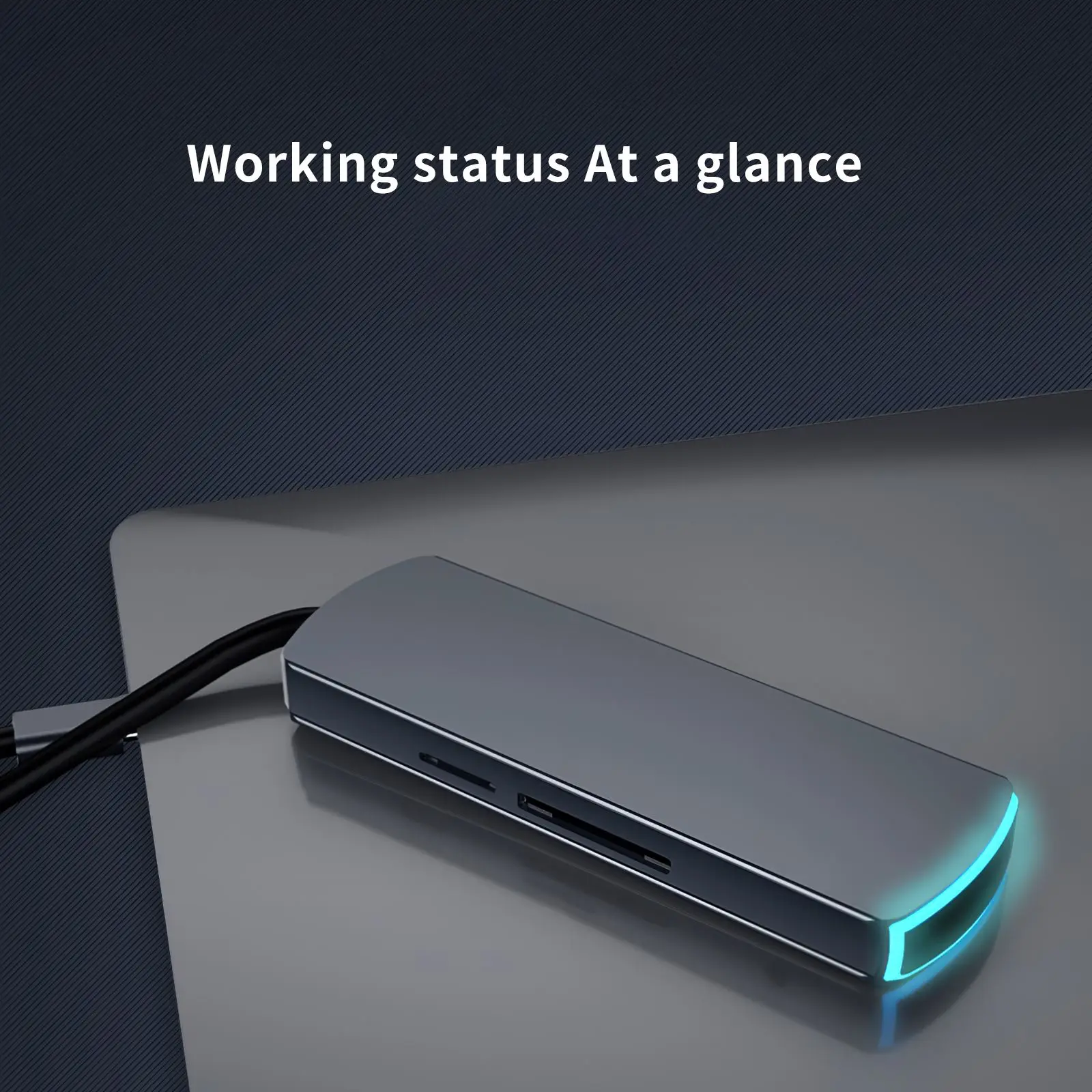 

USB C HUB 6 in 1 Expansion HUB Type-c to 4K HD-MI Converter Multifunctional High Speed USB 3.0 Splitter High Speed USB 3.0 2021