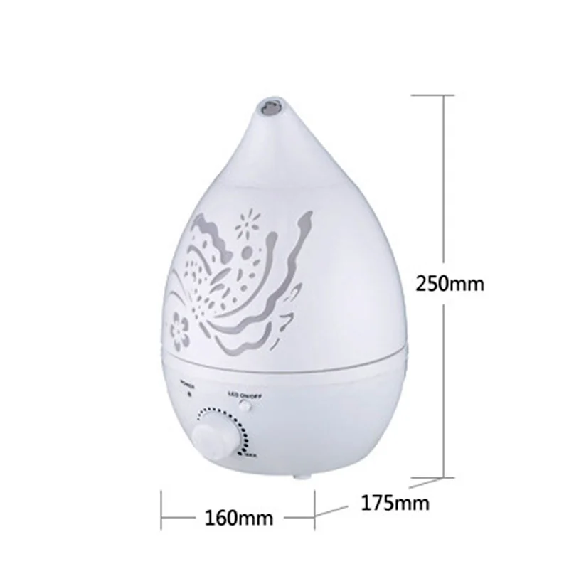 1300 мл резной аромадиффузор с бабочками ультразвуковой диффузор эфирных масел