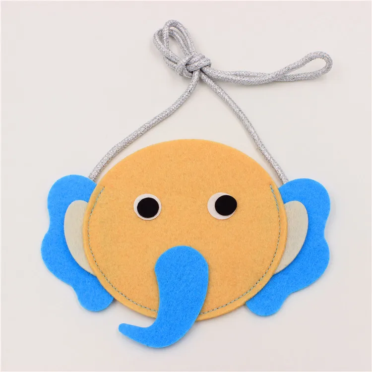 Маленький детский кошелек с милыми животными новая Нетканая ткань мультяшная