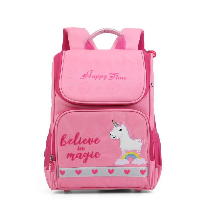 

Fashion Cartoon Unicorn Children School Bags for Girls High Quality Nylon Kids Backpack for Primary Students School Backpack