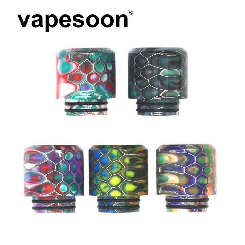 

50pcs 810 Resin Snake Drip Tip for TFV12 Prince X-BABY TFV8 BIG BABY Tank Atomizer Mouthpiece Vape drip tip 810