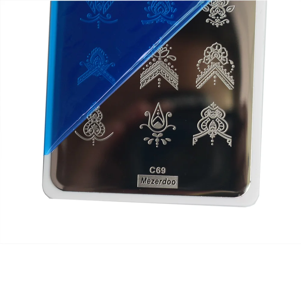 7 шт. трафареты для стемпинга ногтей с цветочным узором|Шаблоны дизайна ногтей| |