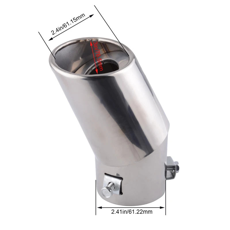 Наконечник глушителя SPEEDWOW модифицированный автомобильный наконечник горловины