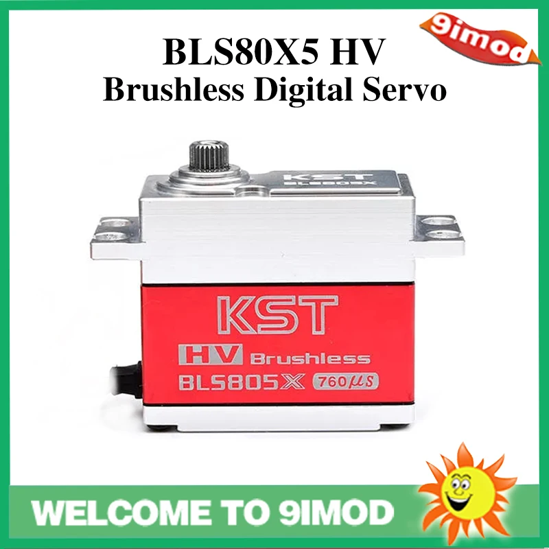 KST Servo BLS805X 760us большой крутящий момент 7 5 кг 6 0 8 4 с бесщеточным двигателем