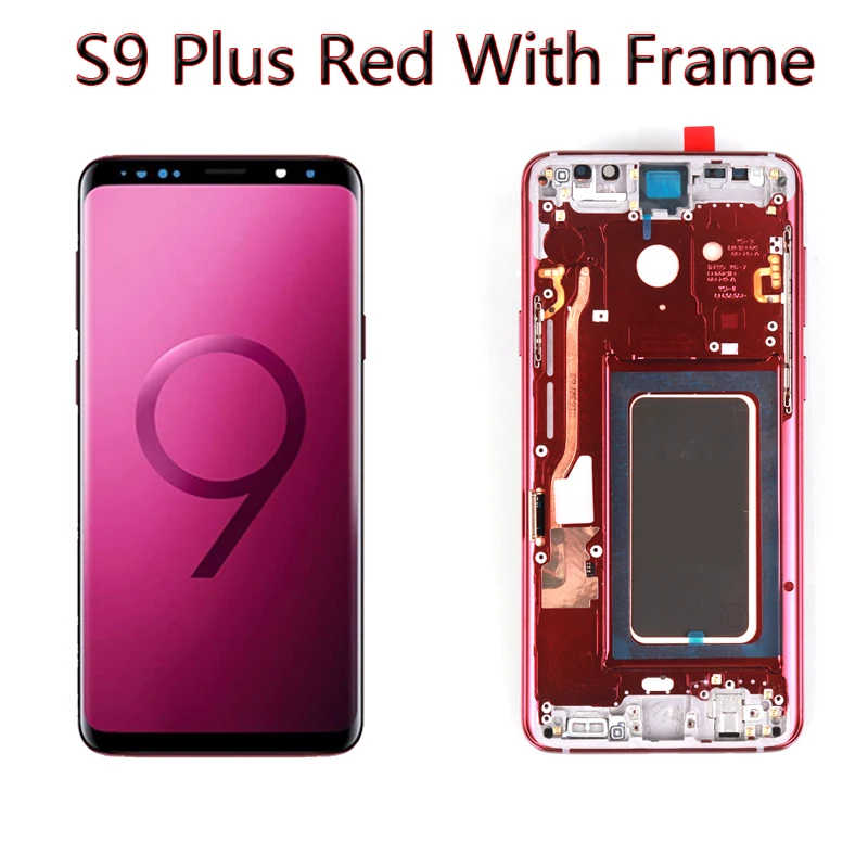 100% Оригинальный супер AMOLED дисплей для SAMSUNG Galaxy S9 ЖК сенсорный экран дигитайзер Plus