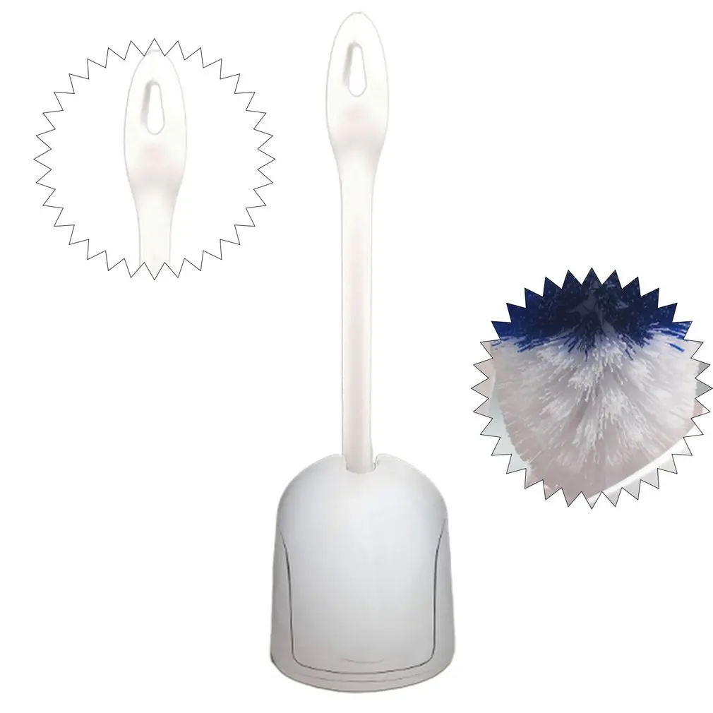 

Practical Long Handle ABS Toilet Brush Automatic Closing Toilet Brush Suitable For Household Toilet Cleaning