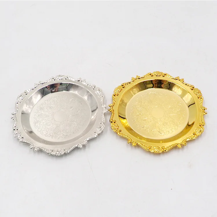 Свадебный Аррас украшенный поднос серебро или золото Las Harras пластина испанские