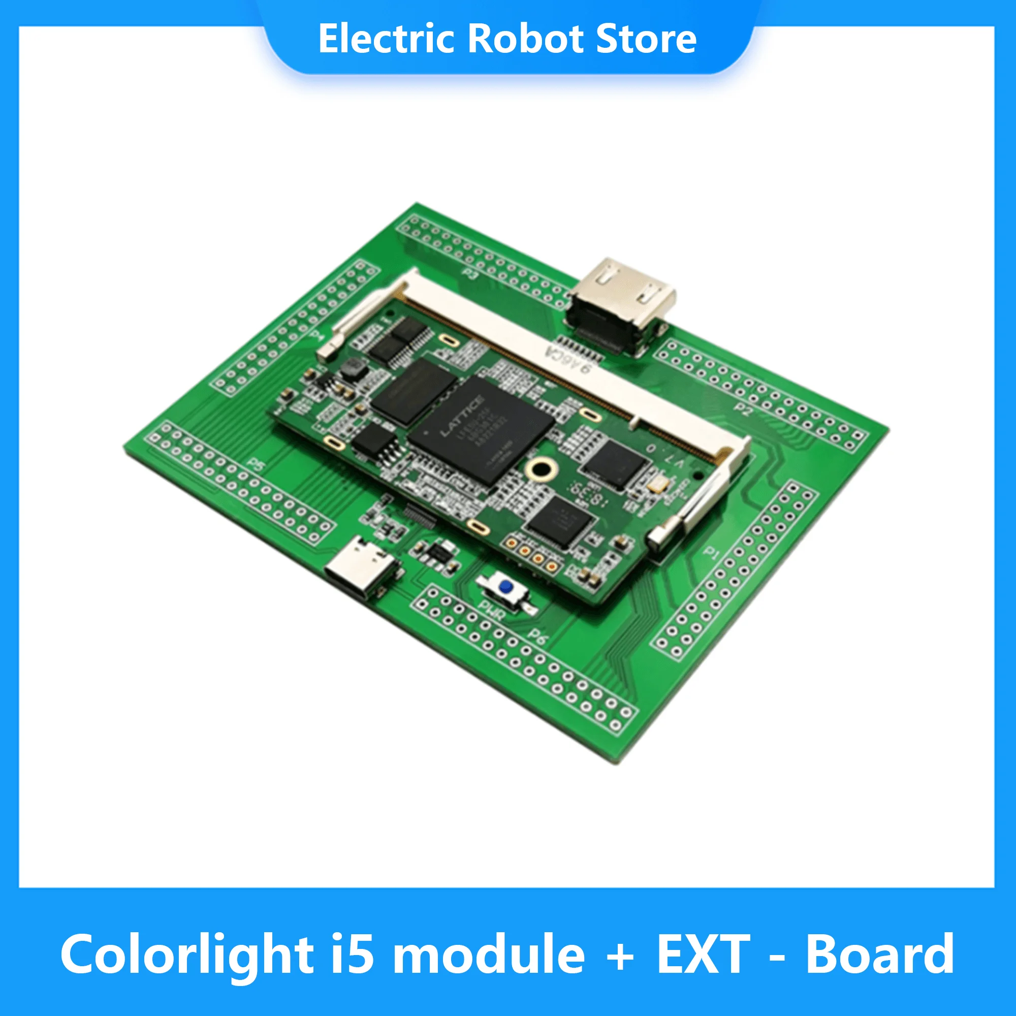 Решетка ECP5 FPGA RISC-V плата разработки Colorlight i5 модуль LFE5U Open Source Toolchain | Компьютеры и