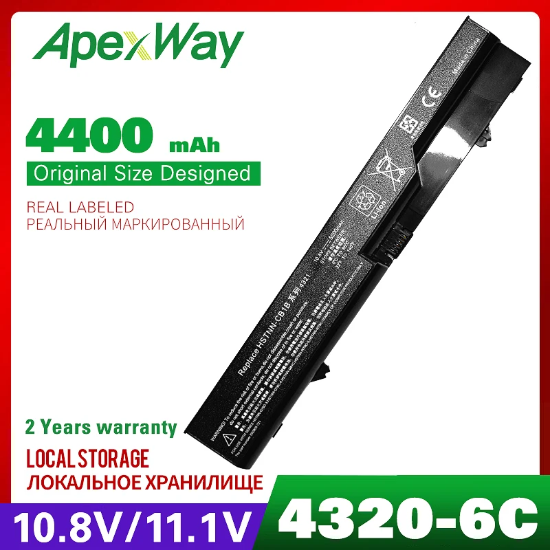 4400 мАч аккумулятор для ноутбука hp 420 425 4320t 620 625 ProBook 4320s 4321S 4325s 4326s 4420s 4421s 4425s 4520s 4525s S