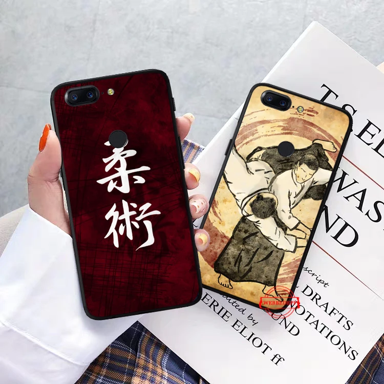 Японский Мягкий силиконовый чехол aikido Judo для Oneplus 5 5T 6 6T 7 7T Pro | Мобильные телефоны