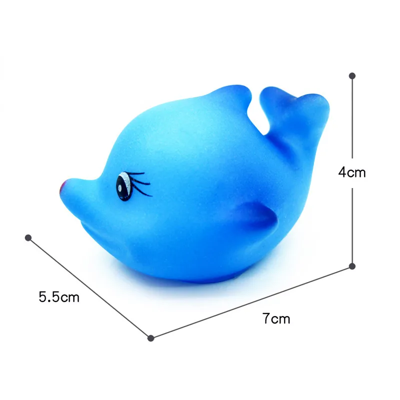 12 шт. детские смешанные животные плавательные водные игрушки для ванной мягкие