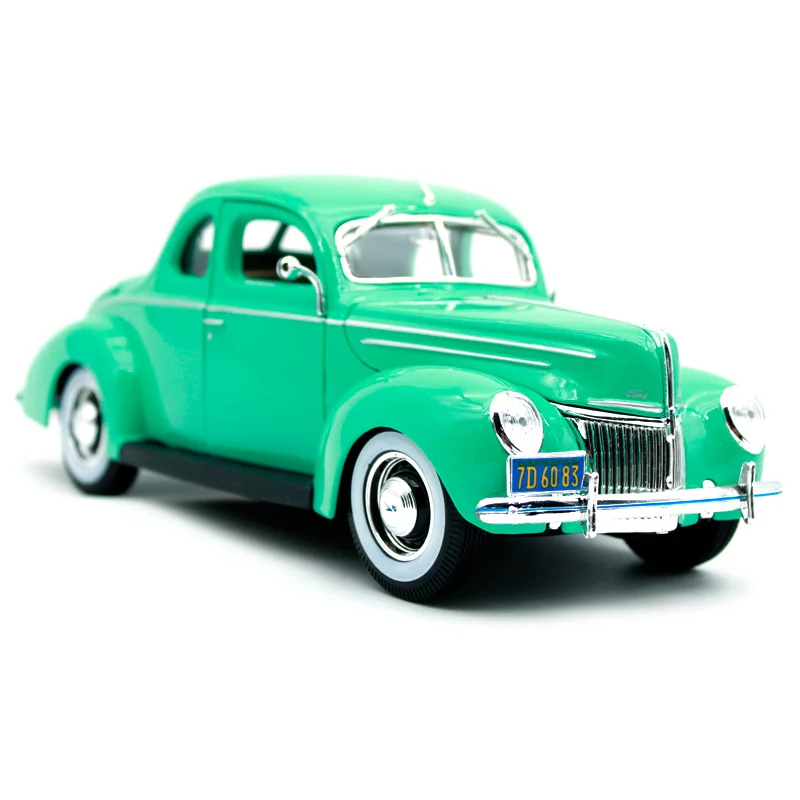 Maisto 1:18 1939 ford deluxe красный автомобиль литой под давлением 260*98*97 мм классический автомобиль литой под давлением старый известный роскошный автомобиль модели для мужчин 31180