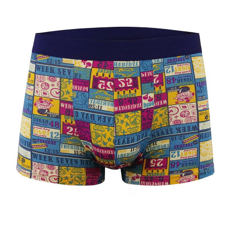 

10 PCS Men's Panties Mens Modal Sexy Underwear Male Boxers Cartoons Pouch Comfortable Boxers Mens Ice Silk Seamless Underwear