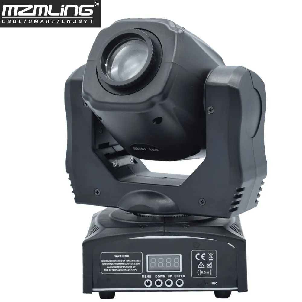 Светодиодный 60 Вт Точечный светильник DMX512 подвижный головной 7 цветов + Белый