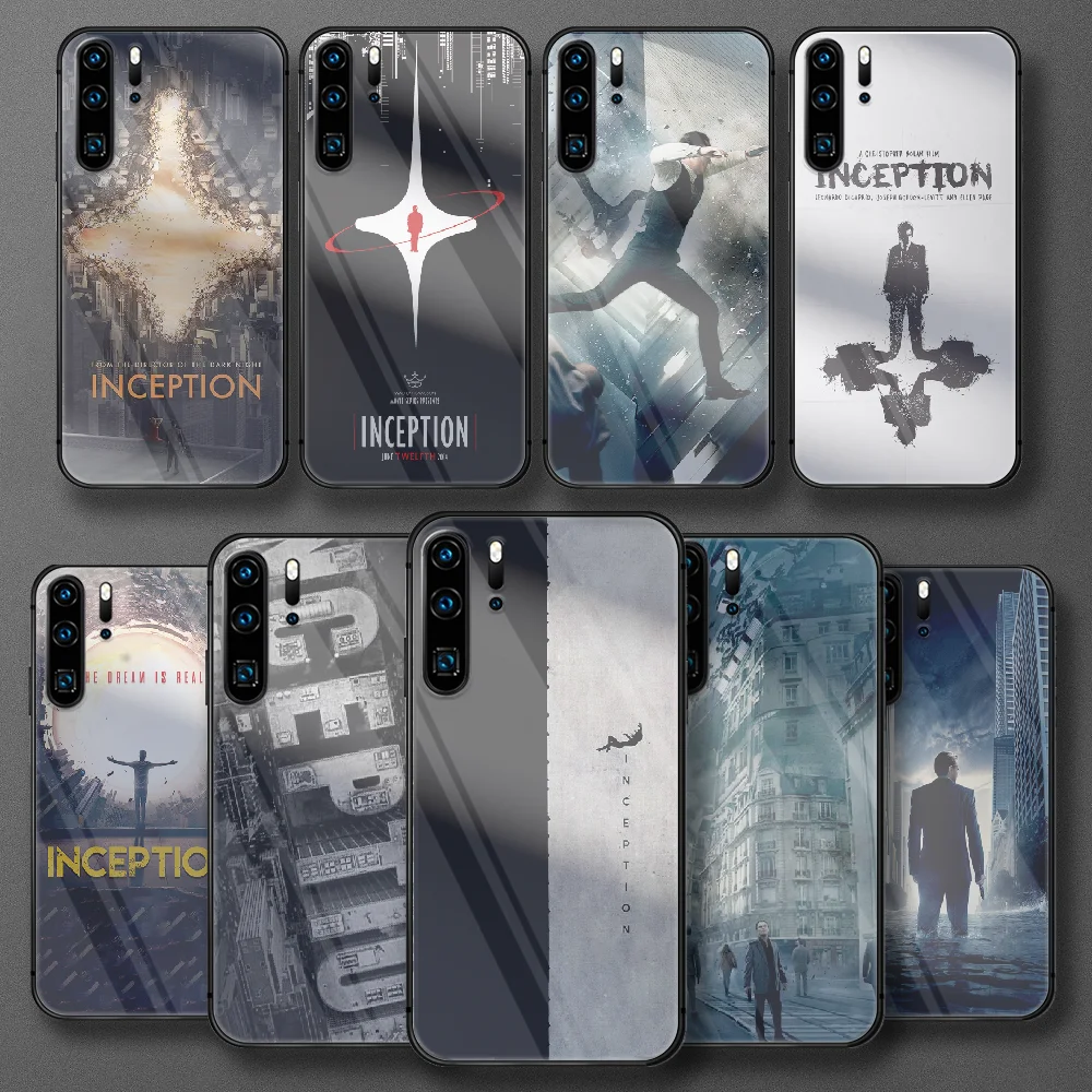 

Inception fiction movie Tempered Glass Phone Case For Huawei Honor P 7 8 9 10 20 30 40 50 A X I Pro Lite Cover Hoesjes Trend