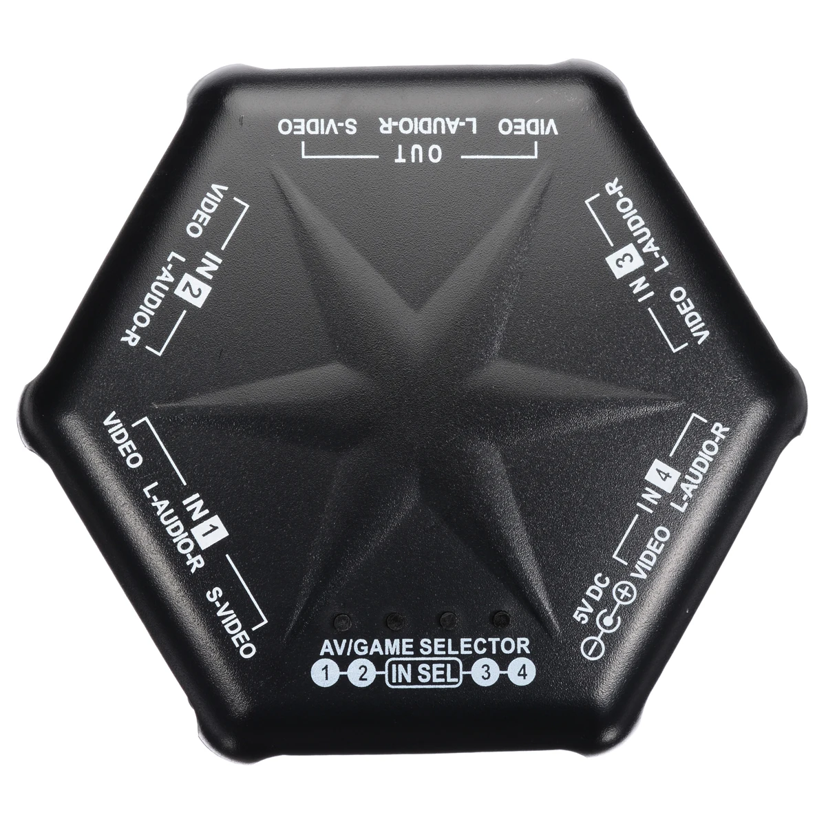 4 в 1 S-Video Аудио Видео игры 3 двухстороннее аудио видео AV RCA переключатель делителя