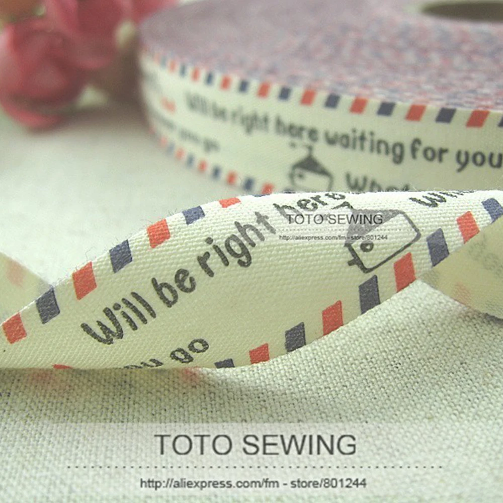 Min.order is $15 (mix order) Zakka cotton sewing label 2CM warm words about friendship pattern TOTO sewingfree shipping F001#-17 | Дом и сад