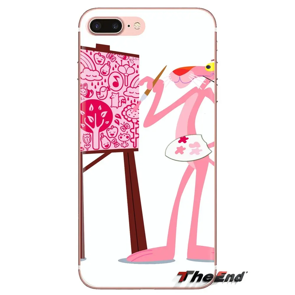 For Huawei Honor 7X V10 6C V9 6A Play 9 Mate 10 Pro Y7 Y5 P8 P10 Lite Plus GR5 2017 Pink Panther Transparent Soft Cases Covers |