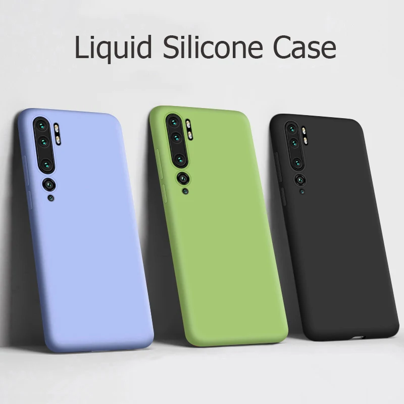 

For Xiaomi Mi CC9 Pro Case Cover Luxury Liquid TPU Soft Silicone Back Cover For Xiaomi Mi CC9 Pro Note 10 10 Pro Phone Coque