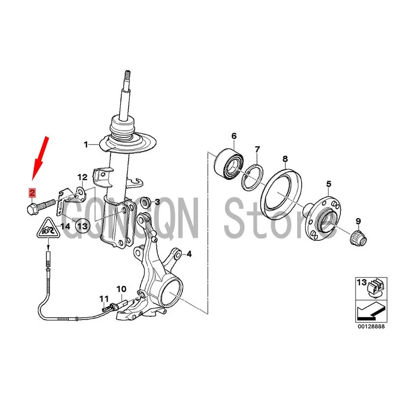 

CAR bolt locating bolt bm wE53 X5 3.0D M57 E53 X5 3.0D M57N E53 X5 4.4I M62 Spare tire fixing screw Spare tire bolt