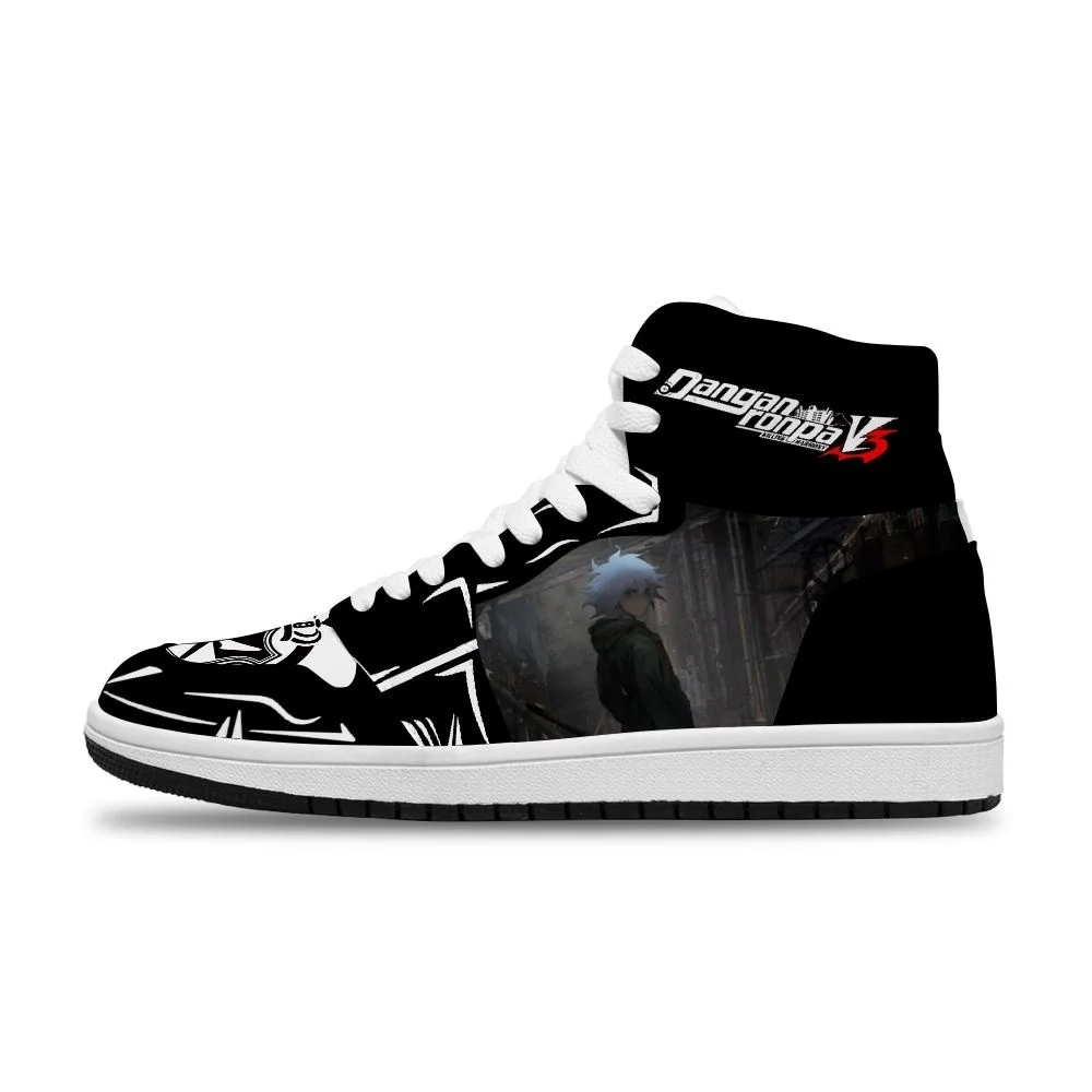 

2021 Japanese Hot Anime Danganronpa Diy Handsome Sports Non-Slip Casual Shoes For Teenagers Unisex Fashion Sneakers