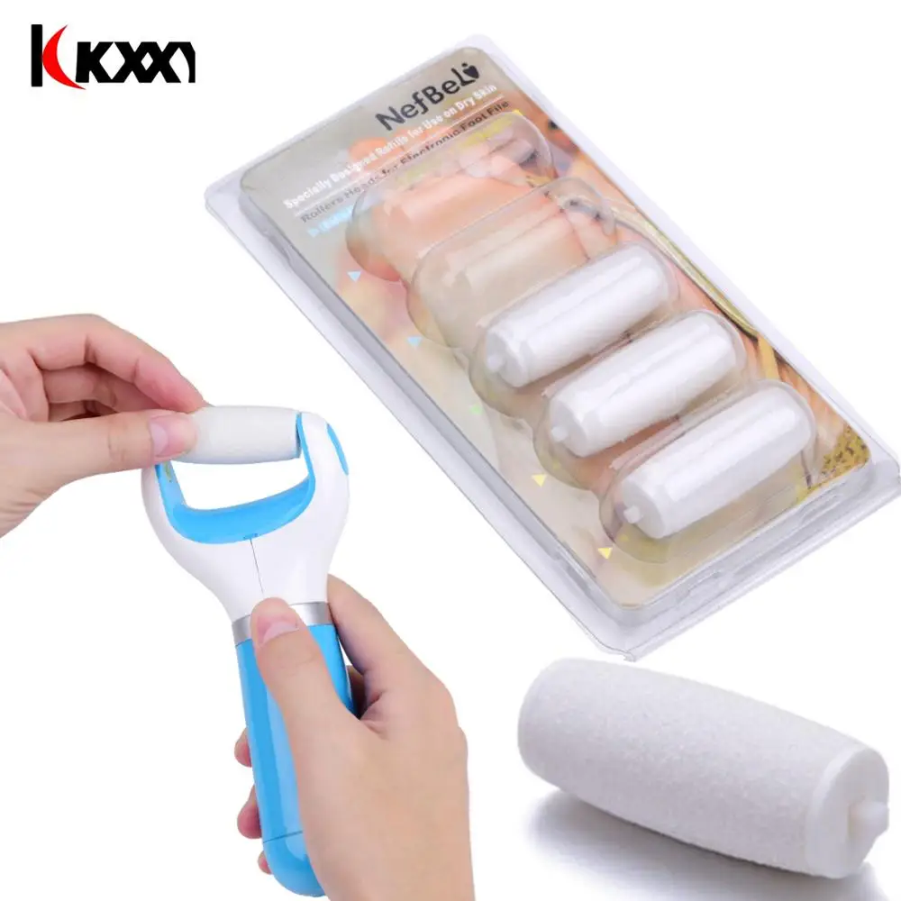 Сменные роликовые насадки для бархатной гладкой электрической пилки ног Машинка