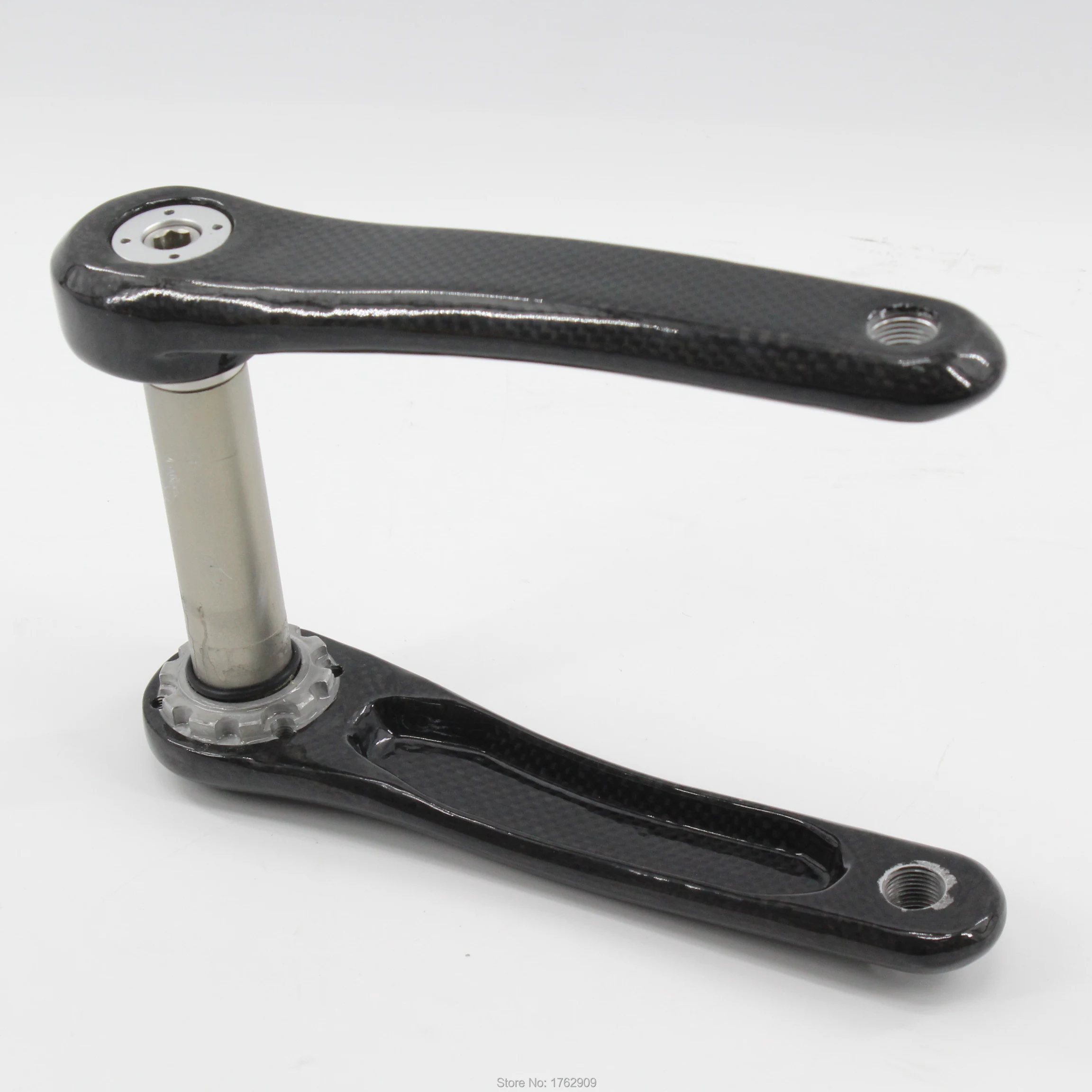 New Climbing bike 3K full carbon fibre bicycle crank with alloy bottom bracket Axis 24mm 170mm MTB lightest parts Free shipping | Спорт и