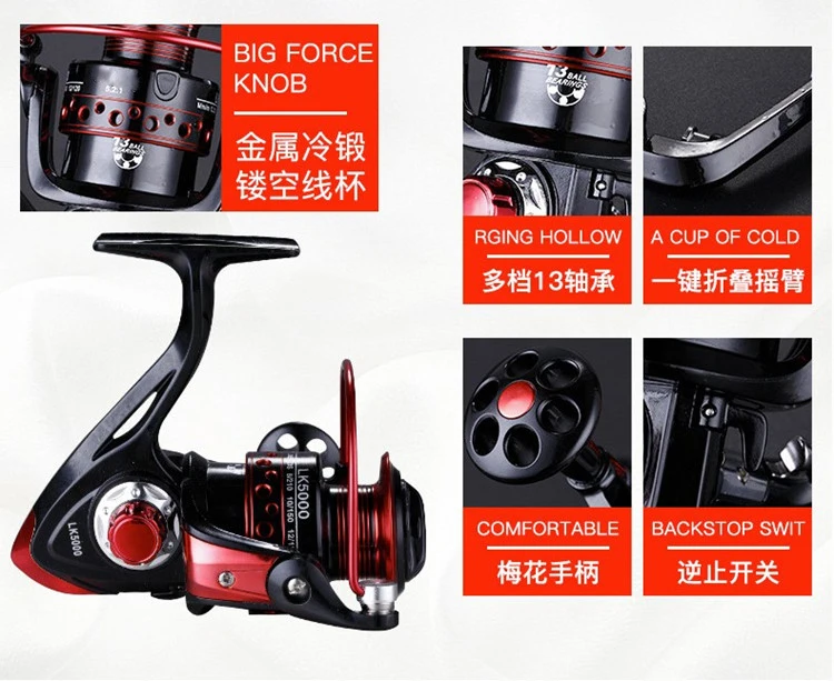 2019 рыболовная спиннинговая катушка соленая вода Рыболовная ловля карпа