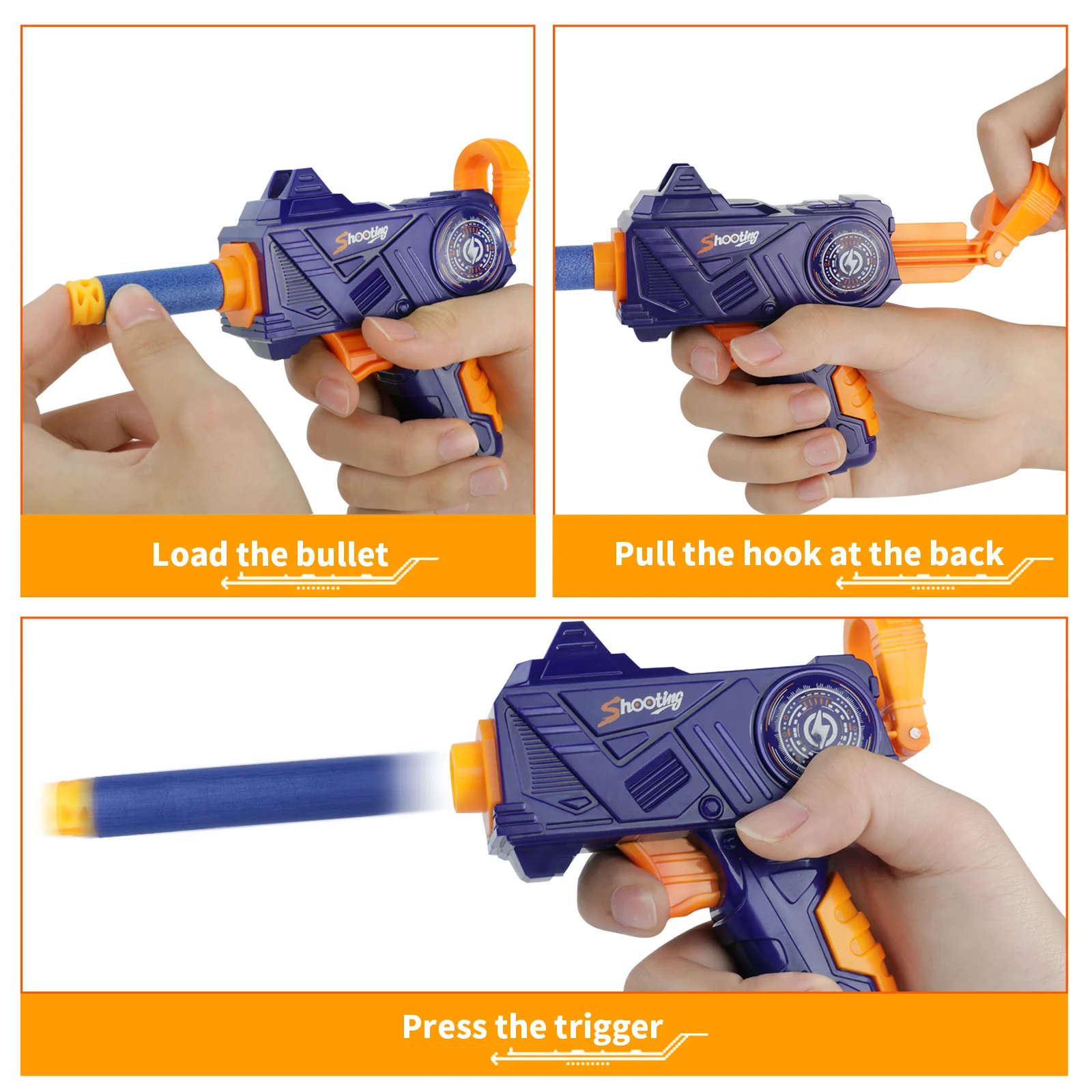 

Electric Suspension Flying Ball Nerfs Bullets Toy Kids Shooting Target Games Educational Toys for Children Boys