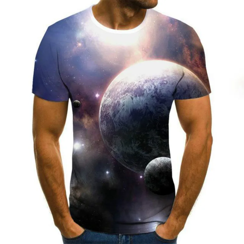 

2021 Simple Men's T-shirt Casual Short Sleeve O-neck Fashion Fashion Brand 3d Men's T-shirt High Quality Hombre