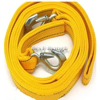5 ton 4 meter tow rope for truck snatch strap off road towing ropes trailer winch cable belt car traction