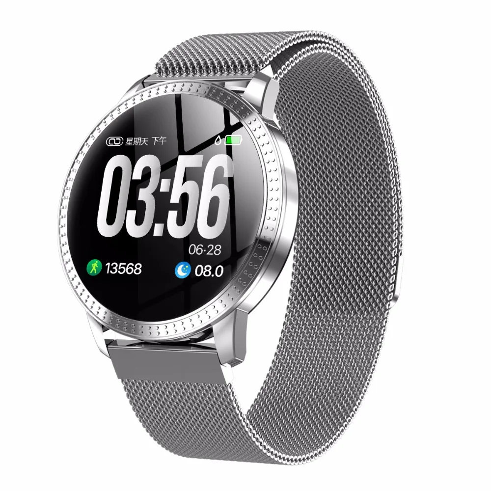 Женские Смарт часы для фитнеса женские Беговые Reloj монитор сердечного ритма Bluetooth