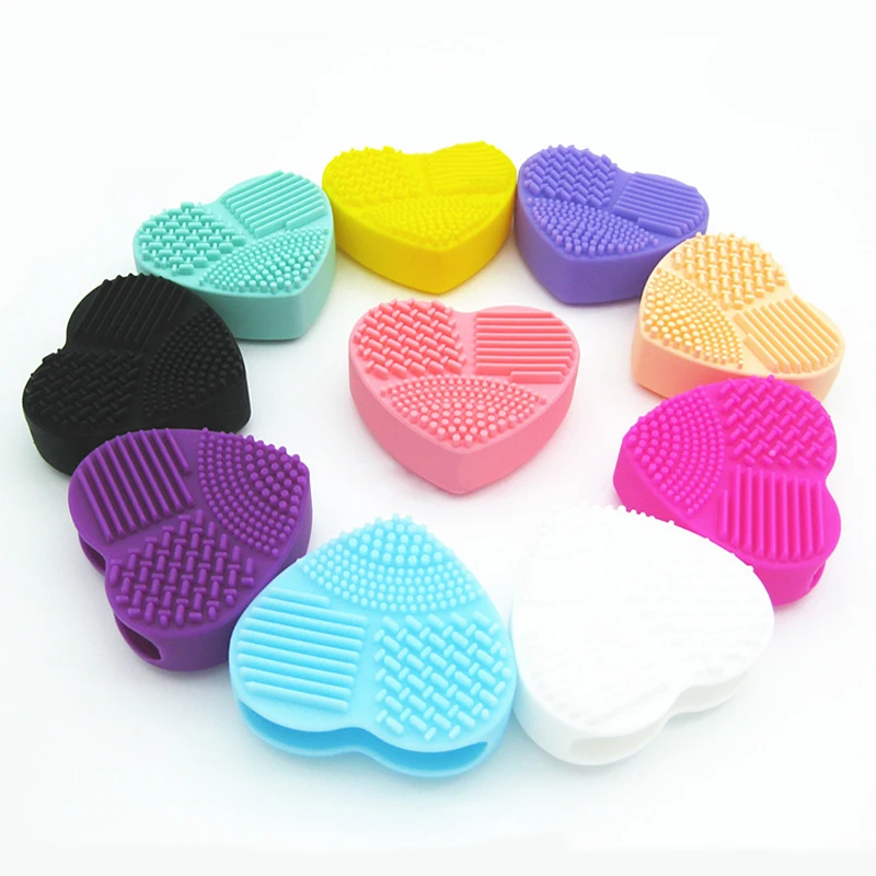 Силиконовая щетка для макияжа очиститель кистей перчатка косметическая