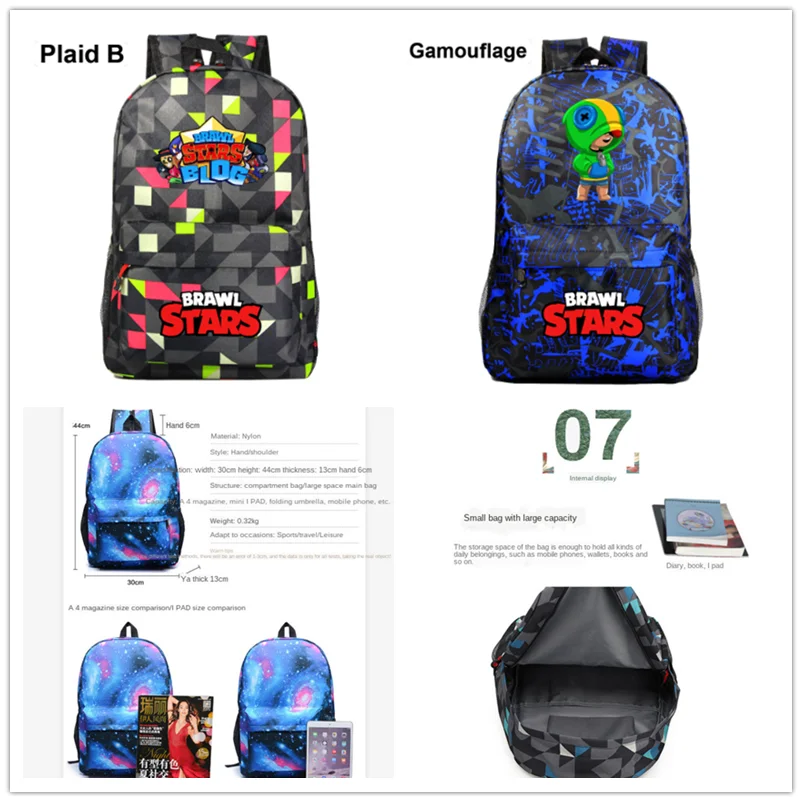 Рюкзак для мужчин водонепроницаемый со звездами и Леоном|Мягкие игрушки