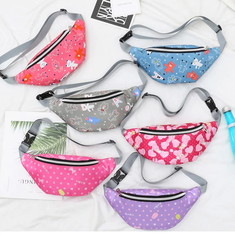 Детский поясной кошелек с защитой от кражи модные забавные сумочки на пояс для