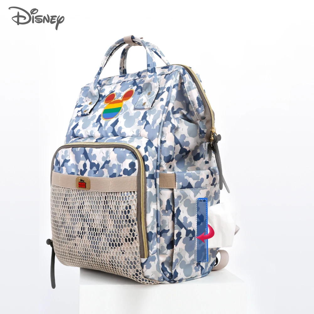 Рюкзак для подгузников disney, сумка для подгузников с изоляцией от USB, сумка для подгузников с Минни и Микки, большая емкость, сумка для путешествий, Оксфорд, для кормления ребенка, сумка для мам