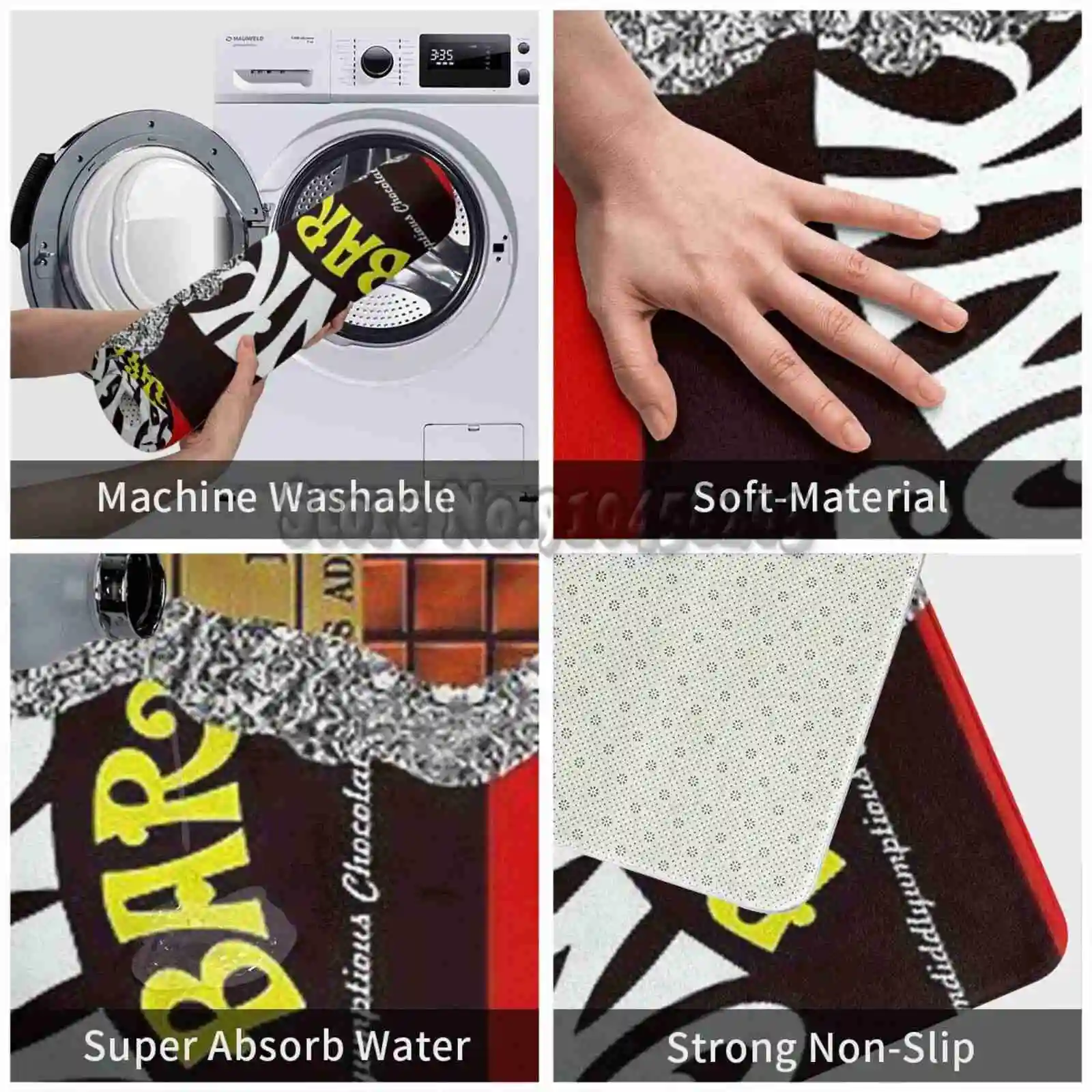 Забавные синие астронавты книги кофейные кубики ковер с принтом для