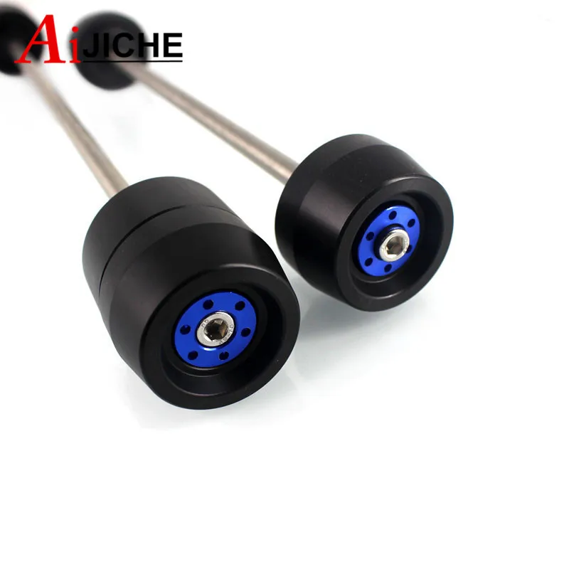 For DUCATI MONSTER 696 795 Monster696 Monster795 Motorcycle Accessories Front & Rear Axle Fork Crash Sliders Wheel Protector |