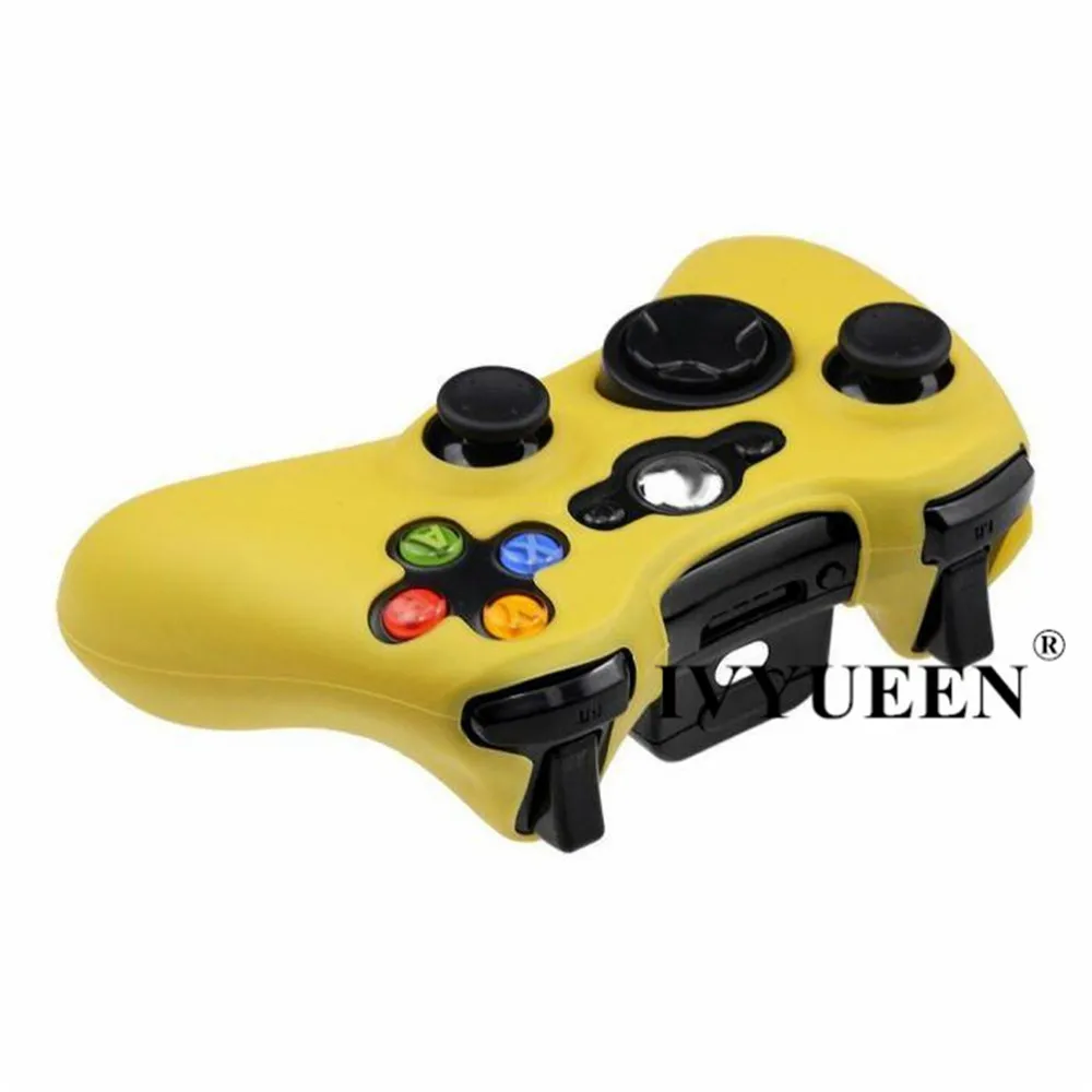 IVYUEEN 20 цветов мягкий силиконовый защитный чехол для microsoft Xbox 360 проводной/беспроводной контроллер аналоговые палочки крышки