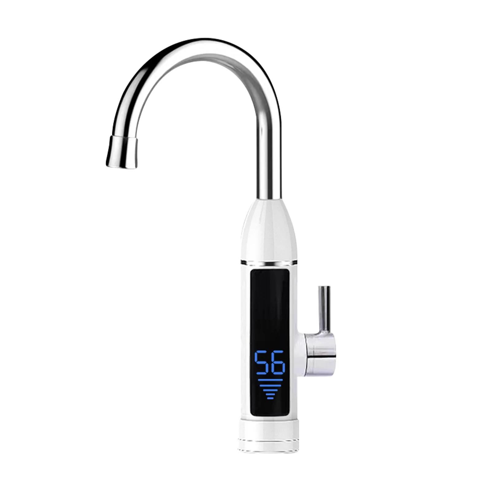 

Электрический светодиодный смеситель с одной ручкой, вращающийся на 360 градусов, IPX4