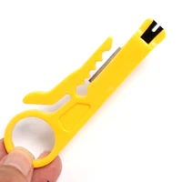 1 pc portable wire stripper knife crimper pliers crimping tool cable stripping wire cutter multi tools cut line pocket multitoo