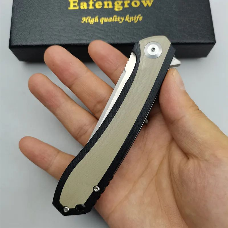 Складной нож Eafengrow EF947 D2 Клинок G10 Карманный для выживания охоты тактический