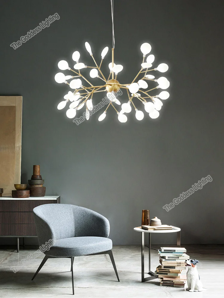 Современный Светлячок светодиодный Декор люстры для домашняя отделка кухни