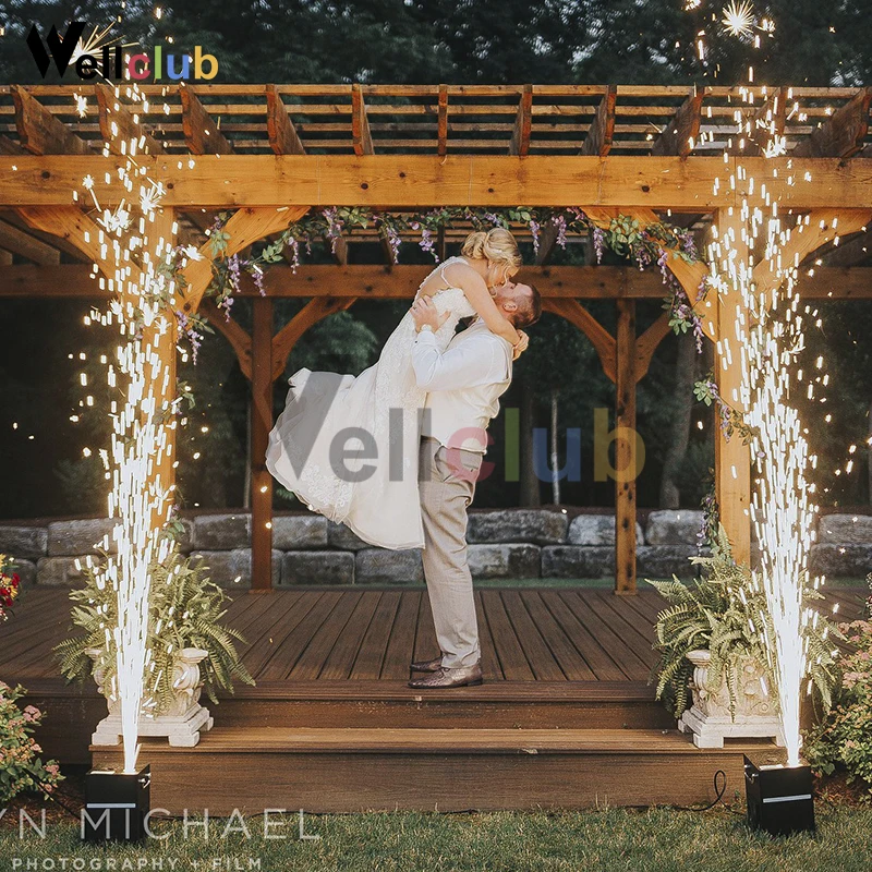 8 пакетов Ti Powder 200 г/пакет материал для холодной искры фонтан фейерверк машина