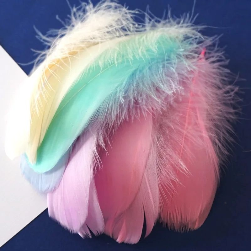 Пушистые лебеди 8 12 см плавающие гусиные перышки окрашенные плащи сделай сам