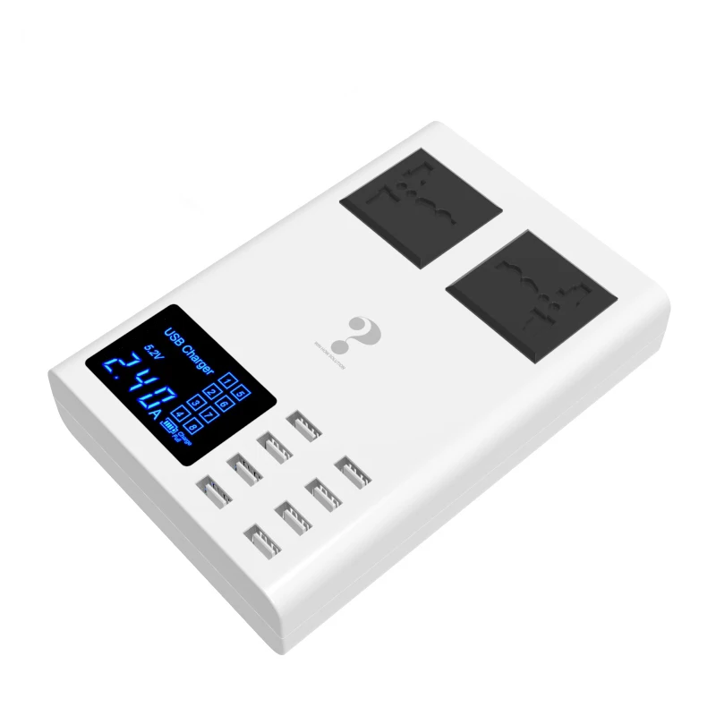 Универсальное умное зарядное устройство с 8 портами USB быстрая зарядка настенное
