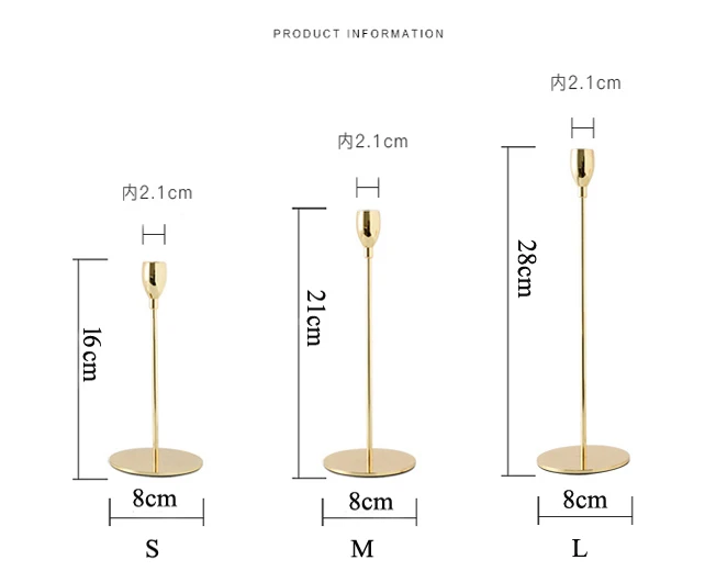 Блестящая вечеринка подсвечники золотого цвета подсвечник с орнаментом